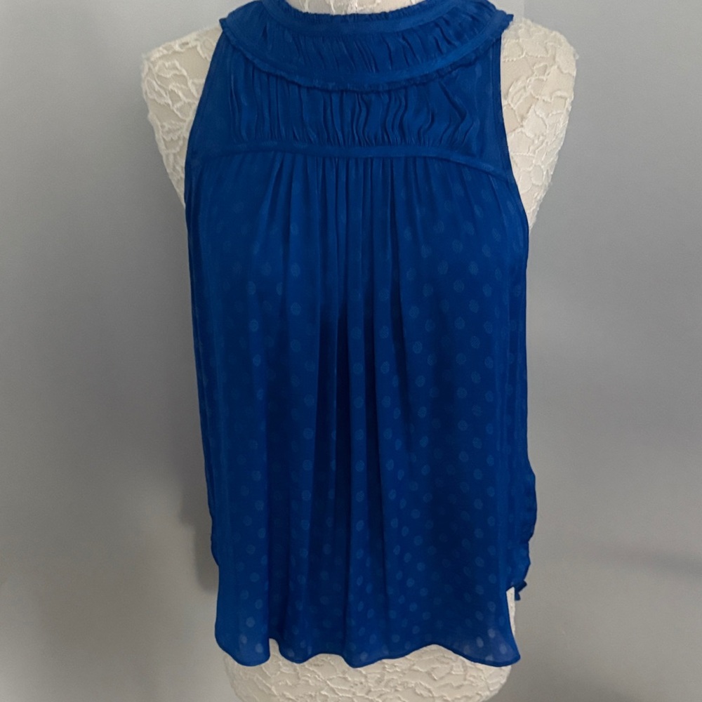 Maeve Royal Blue Sleeveless Blouse